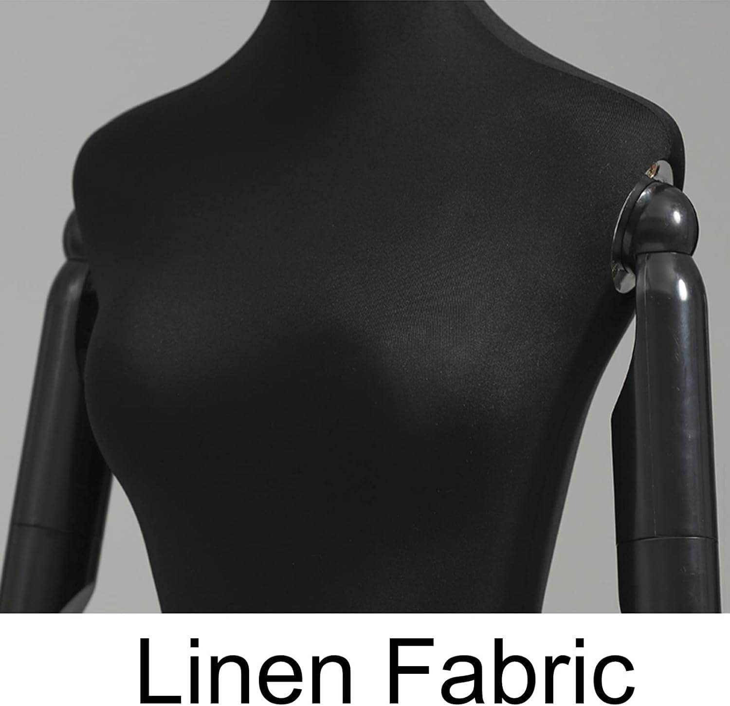 Weibliche Schaufensterpuppe, Torso-Körper, verstellbare Schneiderbüste für Kleidung, halbe Puppen, Kleid (A)