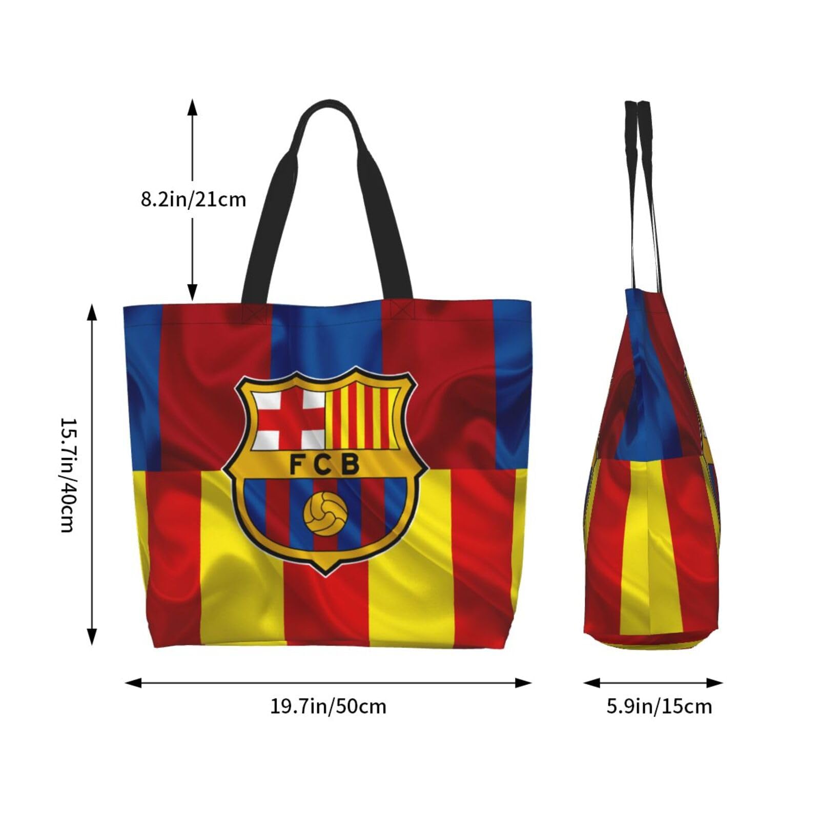 Amazon.co.jp: トートバッグ FCバルセロナ ショッピングバッグ エコ