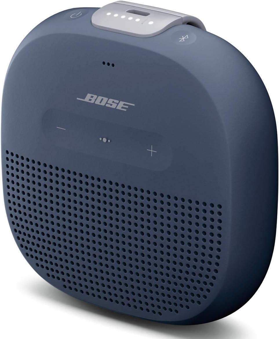 Bose SoundLink Micro: Small Portable Bluetooth Speaker (Waterproof), Midnight Blue