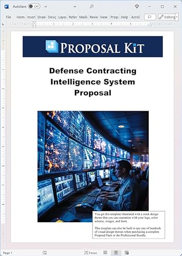 Defense Contracting Intelligence System Proposal - Word Template
