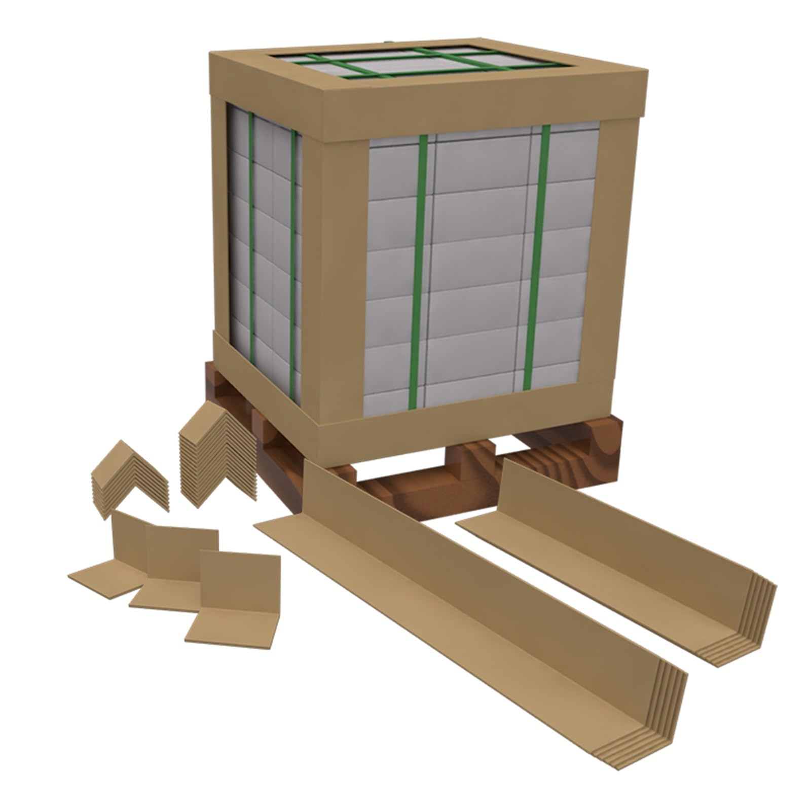 Protecteurs de bord en carton pour une expédition sécurisée, protections d'angle extra longues pour une meilleure protection à la maison, atelier et garage, empilables pour un emballage efficace