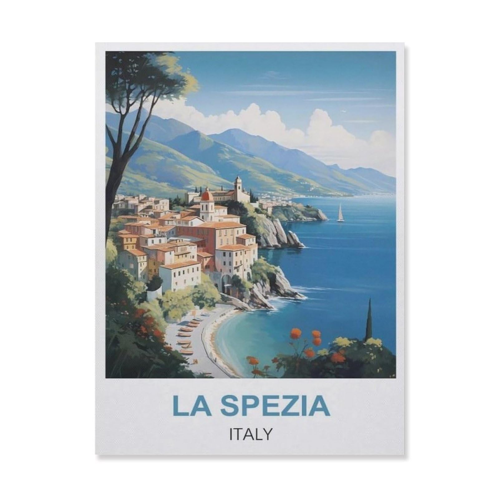 Tin Sign，La Spezia Italy(30x40cm）