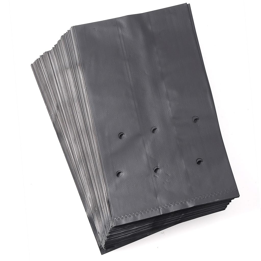 Worki z włókniny do sadzonek, Doniczki do sadzonek z tkaniny PE Torby uprawy roślin Oddychające otwory Wiele rozmiarów 100 szt(30x25cm(DxH))