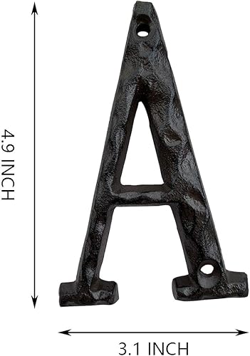 Miniatura 2 de Números de 5.5 pulgadas de hierro fundido para dirección de casa.