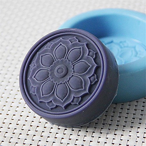 Round Flower Silicone Soap Molds Soap Molds For Soap Making Silicon Molds For Soaps Diy Craft Handmade Soap Candle Plaster Resin Mould (15131-9) #TOP2