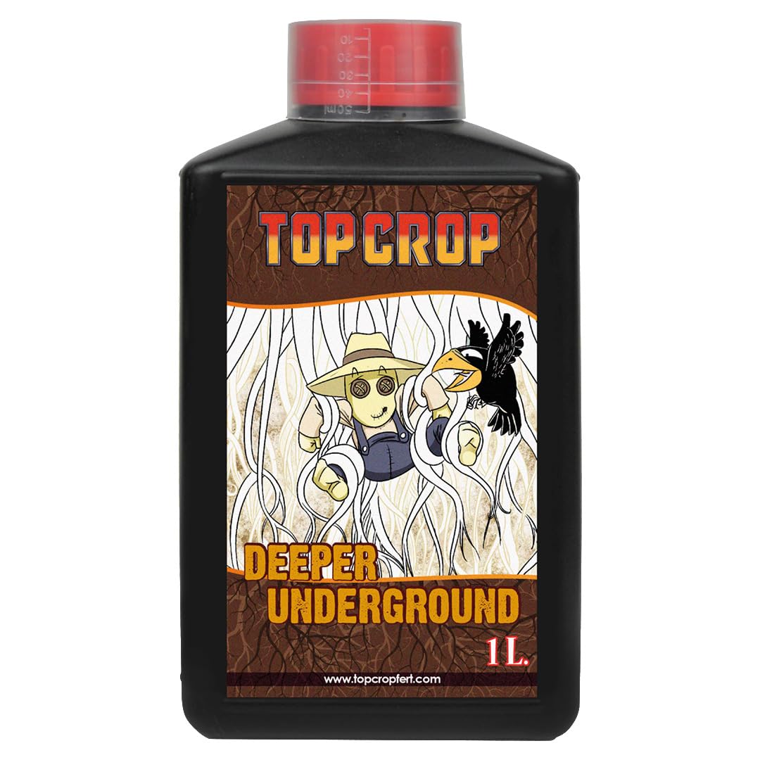 Deeper Underground 1 L – Estimulador de Raíces para Plantas Saludables – Favorece el Desarrollo Radicular y el Crecimiento Vegetativo – Uso en Jardinería Orgánica