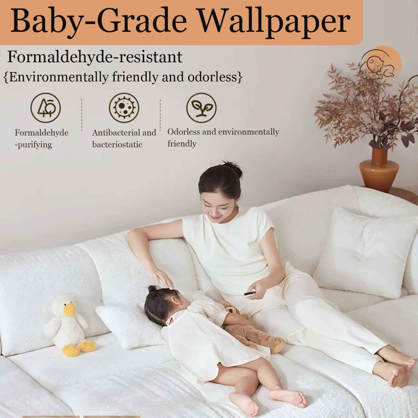 Wandpaneele Gepolstert Kinderzimmer,500 * 50cm Wand Wandkissen Selbstklebend Kinderzimmer Wall Panels Paneele Selbstklebend Schlafzimmer Wandschutz Bett Wandpolster(D/thick/9mm)