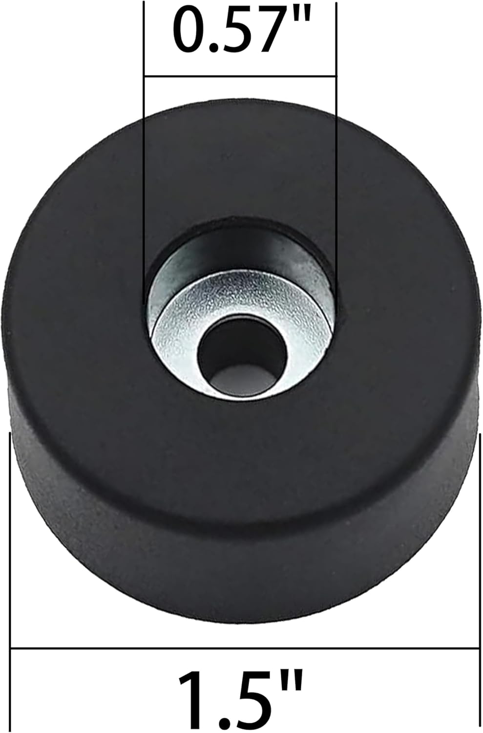 4 PCS 192310GS Anti Vibration Foot Pad Isolator Rubber Isolator mounts Air Compressor Rubber feet fits Air Compressors Generators Pressure Washers Generator pad 094-0026 E106661