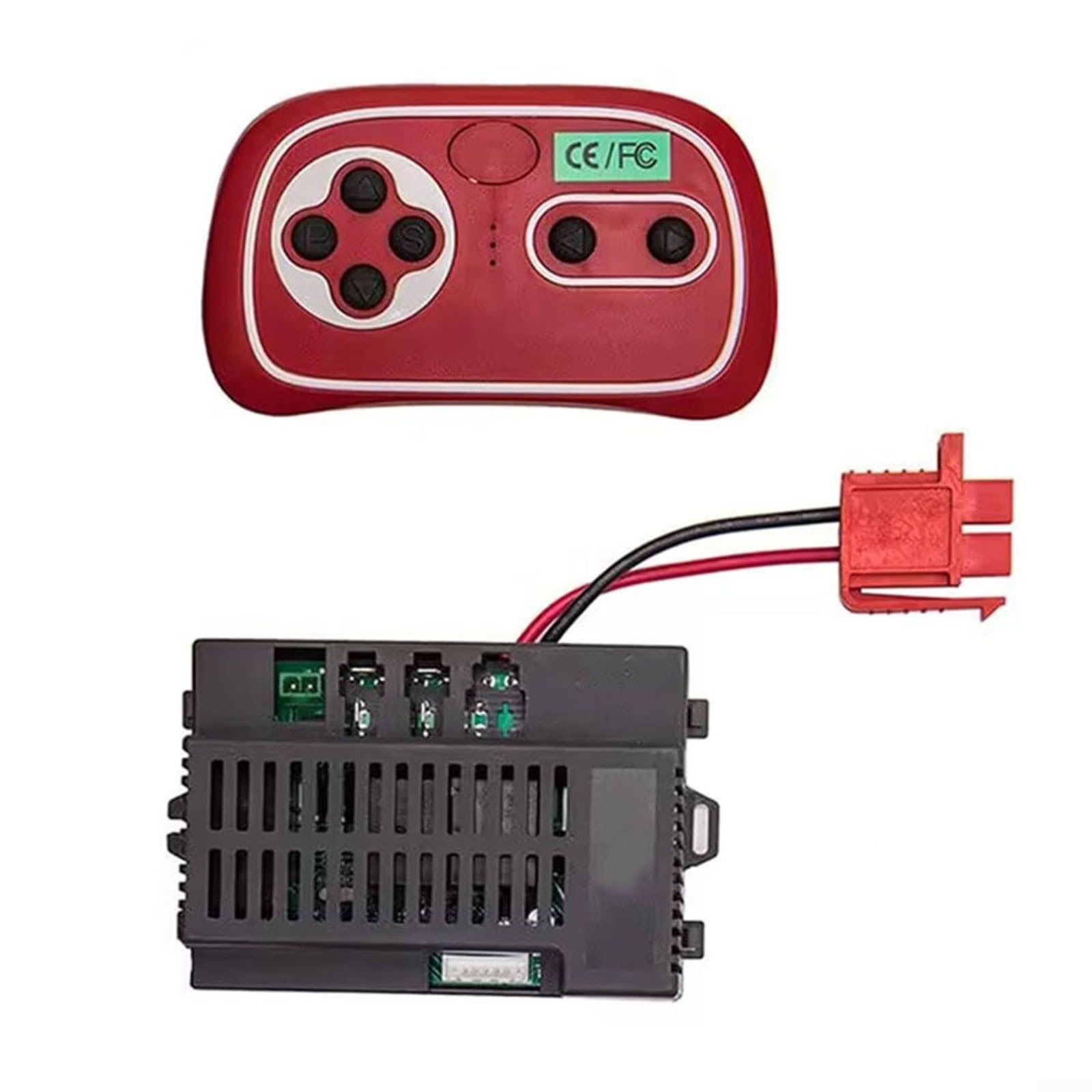 HpLive 2 pezzi RX71 12 V telecomando e ricevitore per bambini veicoli elettrici, 2,4 G compatibile Bluetooth, scatola di ricambio in ABS e