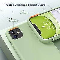 Vista 1024 de Miracase Funda diseñada para iPhone 13 Pro Max con protector de pantalla, [forro de microfibra suave antiarañazos], funda protectora de silicona