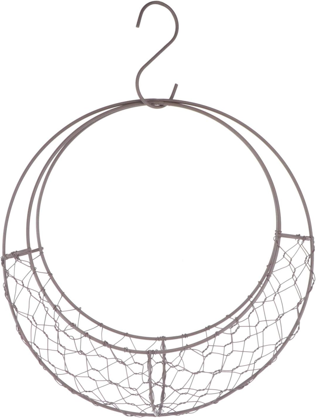 Holibanna Iron Wire Wreath Frame Hanging Planter Wall