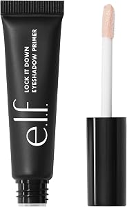 e.l.f. Lock It Down Eyeshadow Primer, Smooth Creamy Eye Makeup Primer For Long-Lasting Eyeshadow, Intensifies Color, Helps Prevent Creasing, Vegan & Cruelty-Free