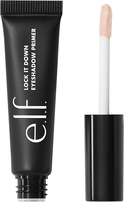 e.l.f. Lock It Down Eyeshadow Primer | Smooth Creamy Eye Makeup Primer For Long-Lasting Eyeshadow, Intensifies Color, Helps Prevent Creasing, Vegan & Cruelty-Free