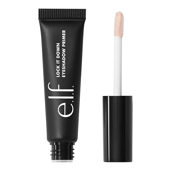 e.l.f. Lock It Down Eyeshadow Primer, Smooth, Creamy Primer For Long-Lasting Eyeshadow, Intensifies Liquid & Powder Colo