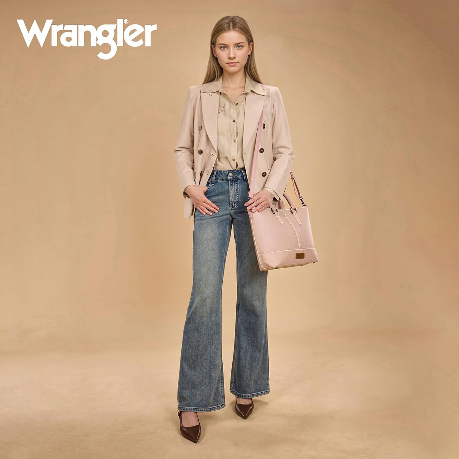 Montana West Wrangler Tote Bag for Women Top-handle Handbags Crossbody Bag with Removable Card Holder - Image 2