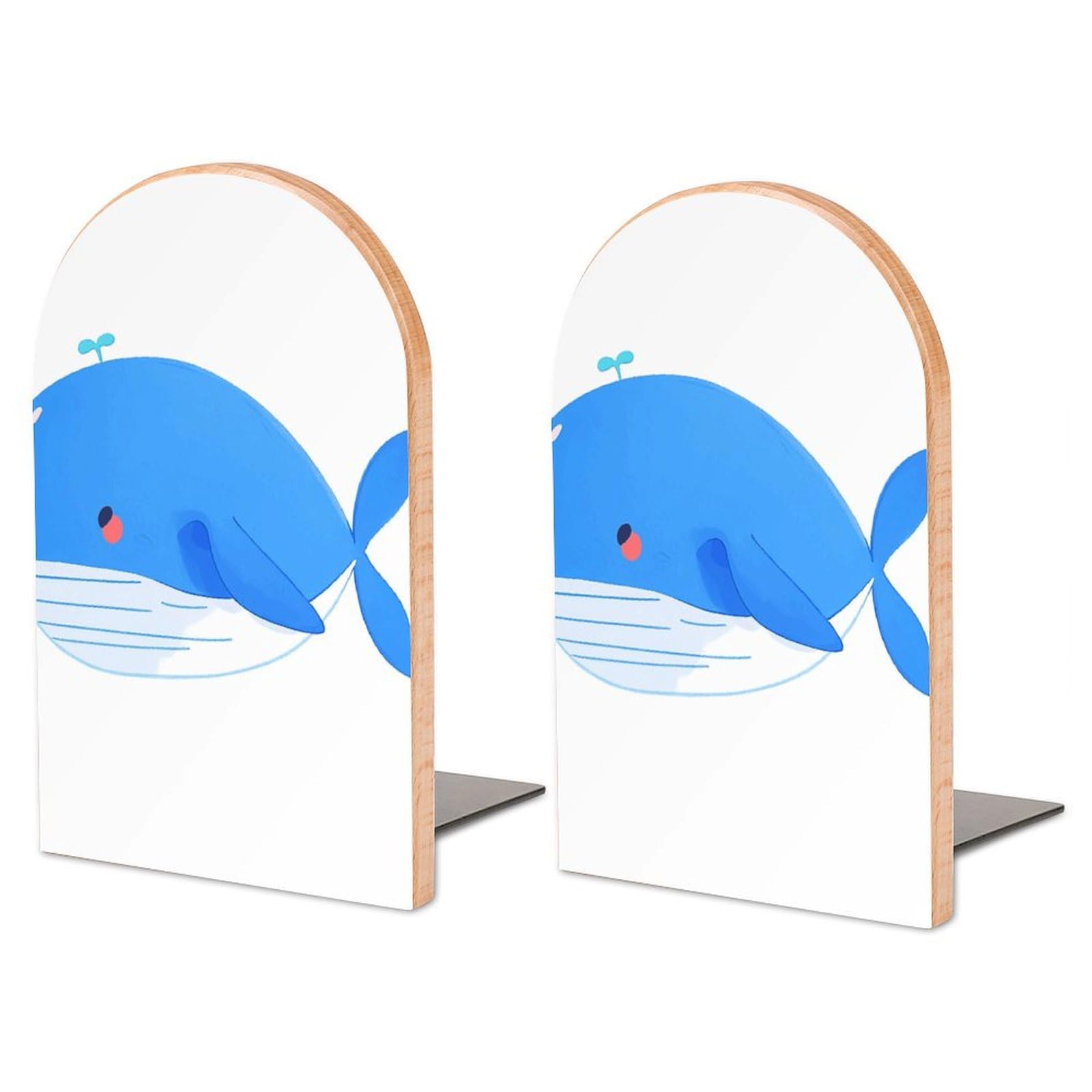 Serre-livres baleine bleue : finissez-en avec les livres qui tombent