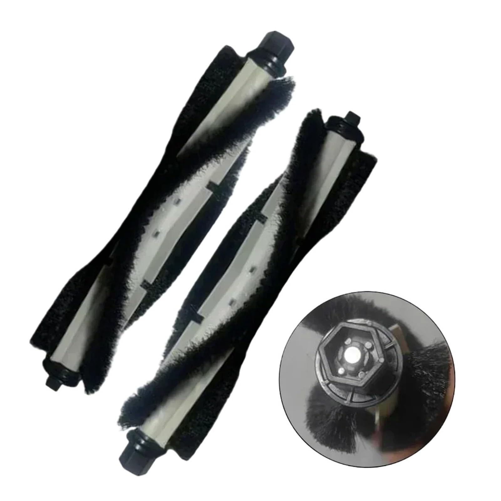 PANDIVNSKDK Main Brush Roller Brush，Compatible For Ilife，A30 Pro / V10 Robot Vacuum Cleaner Spare Parts Home Appliance Parts Household Merchandises(2 PACK)