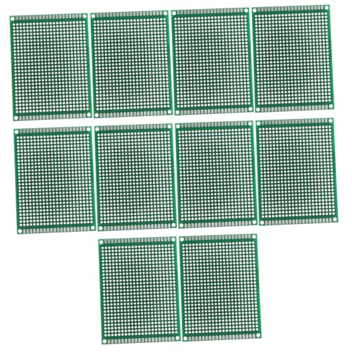 PRETYZOOM 10 Piezas Placas De Circuito Impreso De Doble Cara Placa De Circuito Impreso para Proyectos Electrónicos