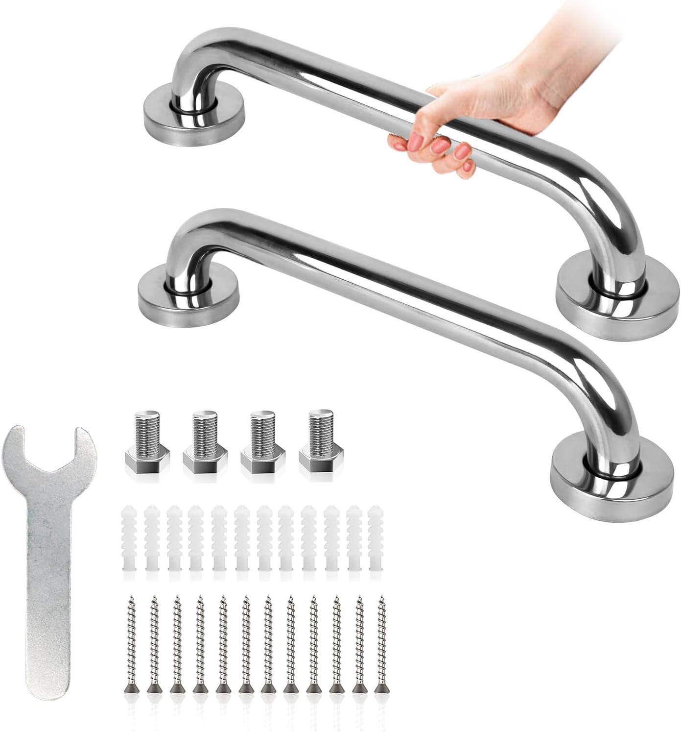 TECE Lot De 2 Barres De Fixation Crénelées Avec Vis - Rechange Bâti-Support