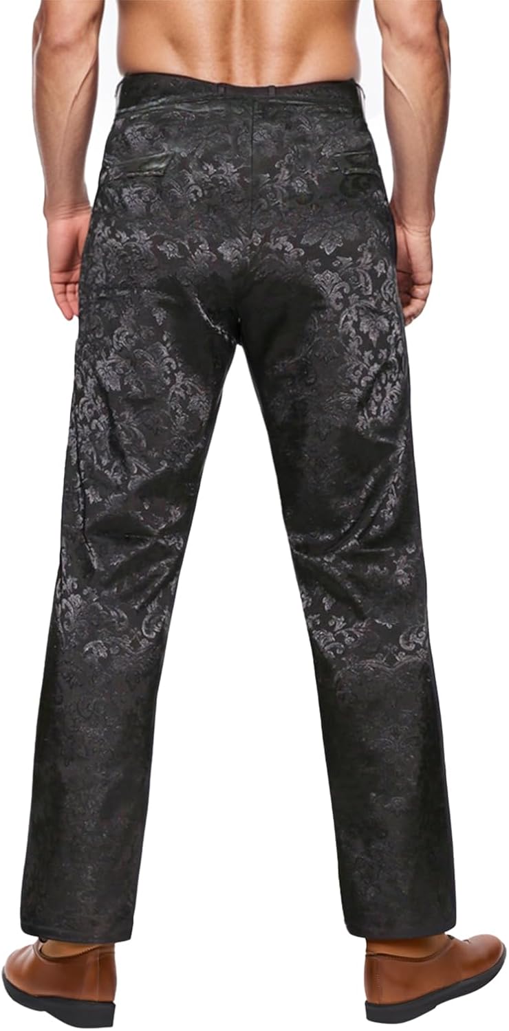 bslingerie Mens Vintage Medieval Steampunk Gothic Victorian Pants Costume Trousers