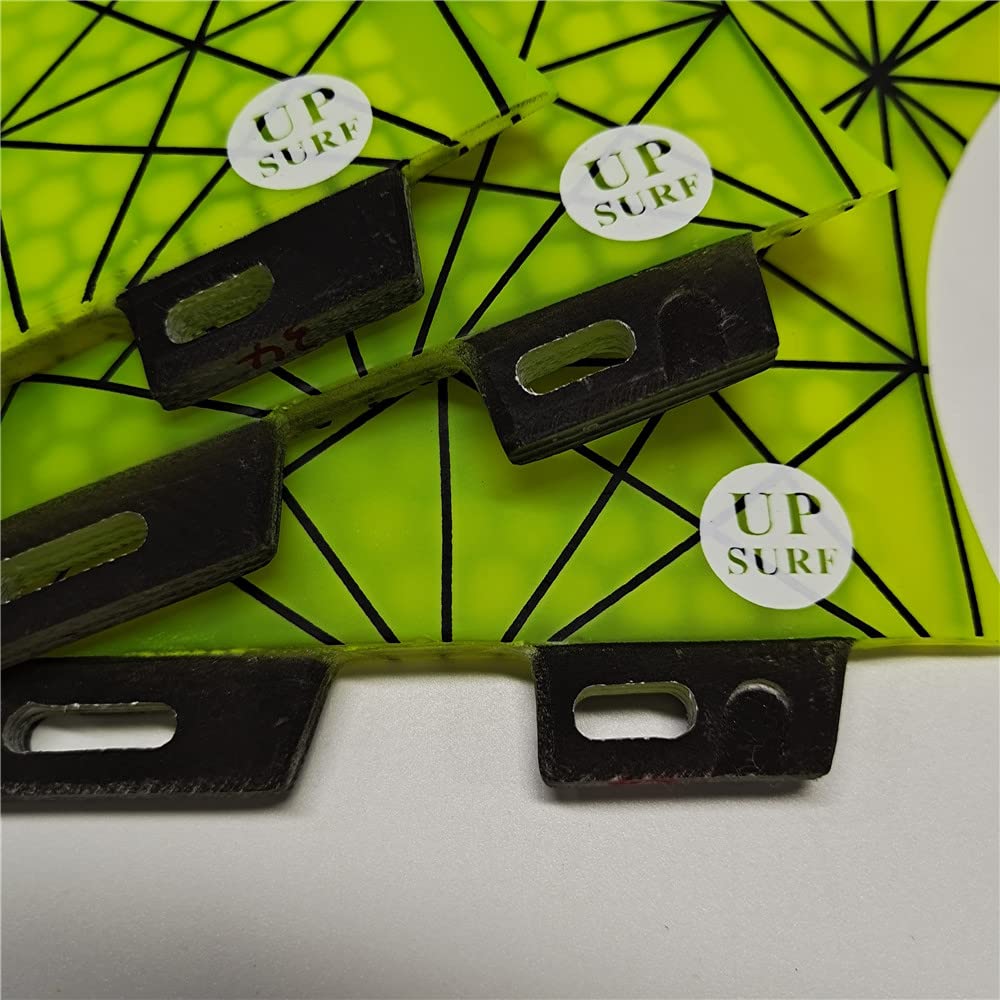 UPSURF Tabla de Surf FCS2 Aletas G5 Tres Aletas Panal+Fibra de Vdrio