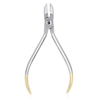 Dental Cutter Plier - Braces Orthodontic Ligature Plier Professional Stainless Steel Dental Plier Pin and Ligature Wire Cutter Orthodontic Light Wire Cutting Pliers