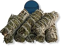 Vista 2 de NESSASTORES - Paquete de incienso de salvia blanca + enebro de 4 pulgadas #JC-206 (7 piezas)