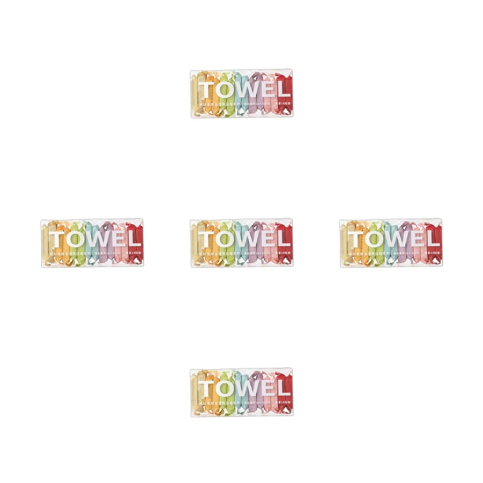 14pcs Disposable Washcloth Travel Towel Thickened Compressed Face Towel Portable Nonwoven Wipe For Hotel Outdoor Disposable Face Towel For Washing Face