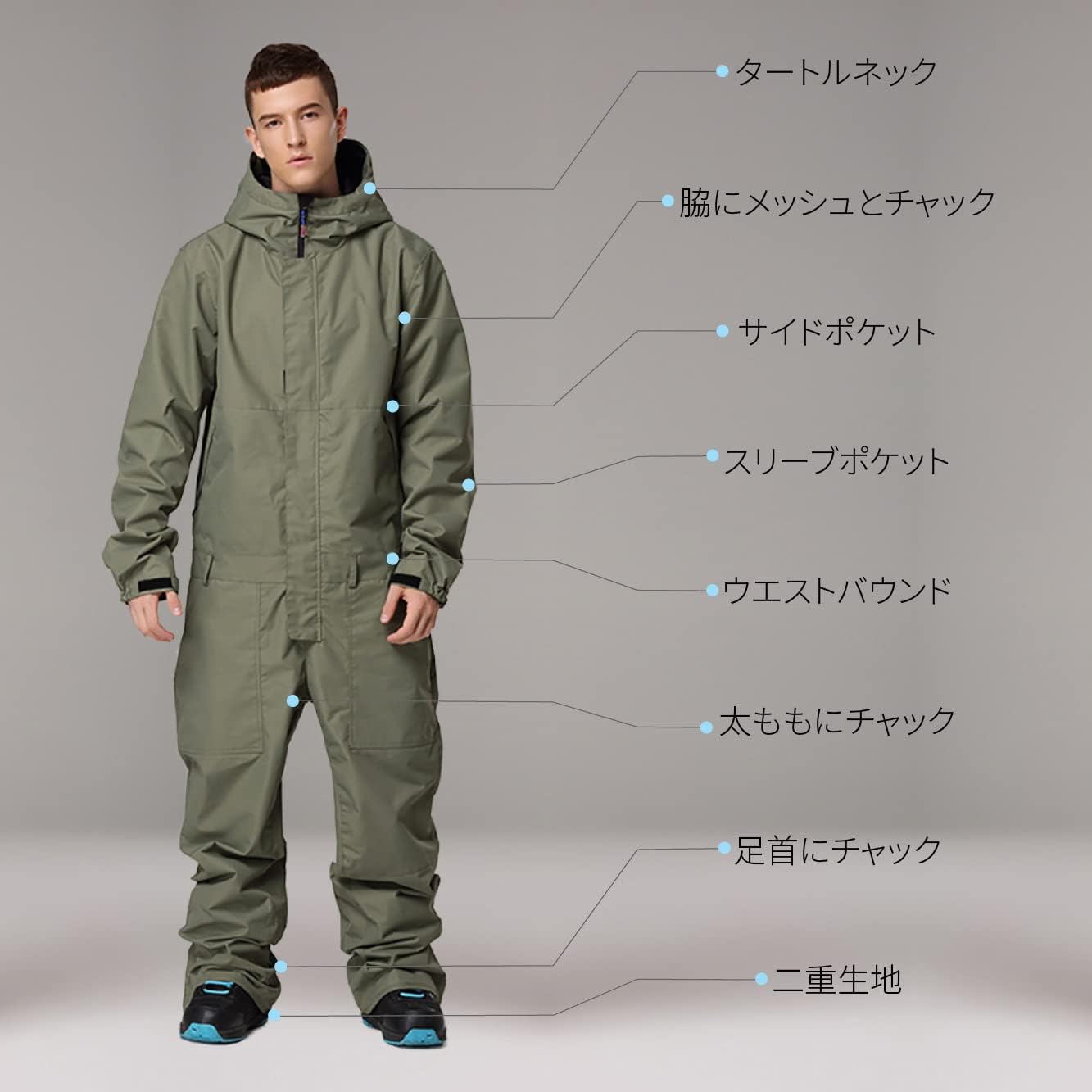 スキーウェア メンズ スノーウェア スノーボードウェア ワンピース オーバーオ Www Vetrepro Fr