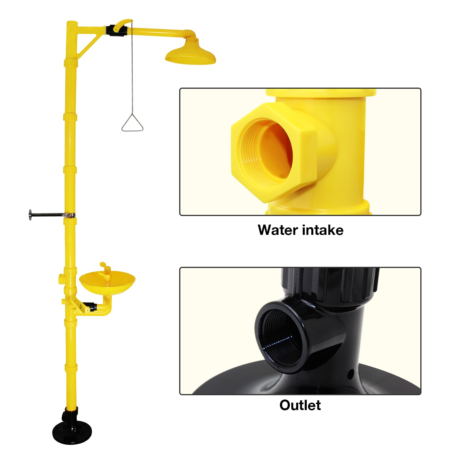 Emergency Eye Wash & Shower Station - OSHA Compliant -2