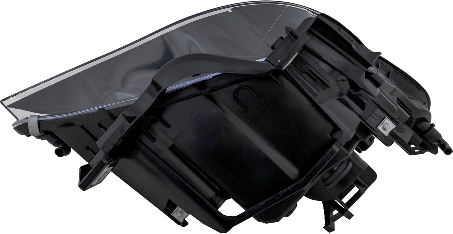 Evan-Fischer Headlight Assembly Compatible with 2008-2010 BMW 528i & 2008 BMW 528xi Halogen, Sedan, Driver Side
