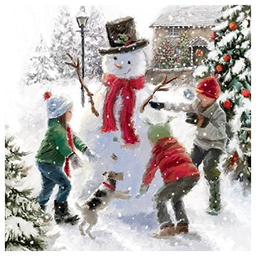 Musical Noël carte. Le bonhomme de neige. Ouvert de vœux Carte et hear 15-20 secondes De Sussex Carol