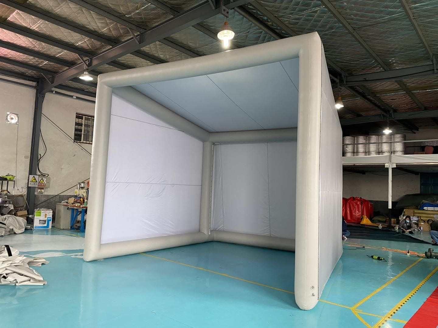 Air Tight Inflatable Indoor Outdoor Golf Practice Swing Simulator Net Cage Tent