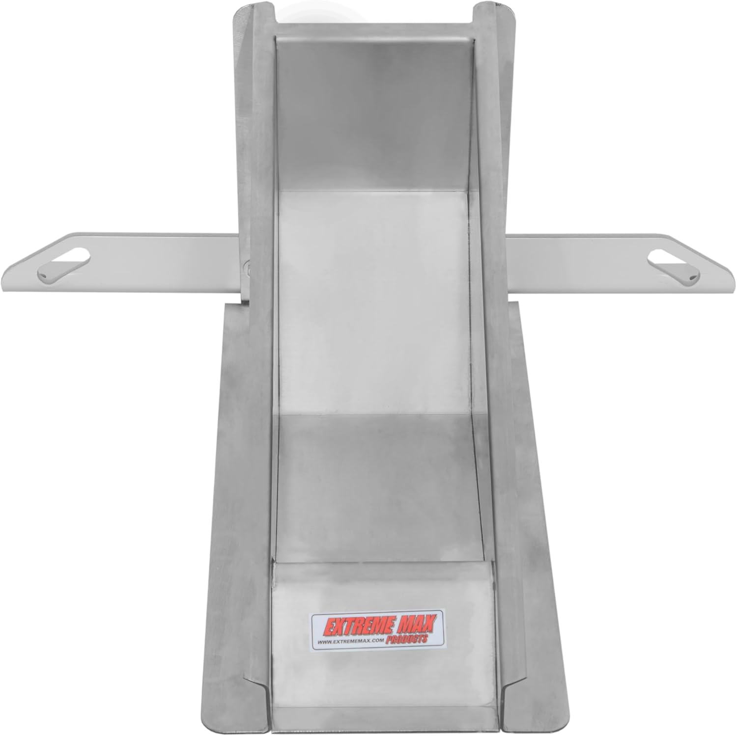 Extreme Max 5600.3452 Aluminum Pit Bike Chock for Trailers Storage or Trailering Fits up to 15" D and 5" W Wheel