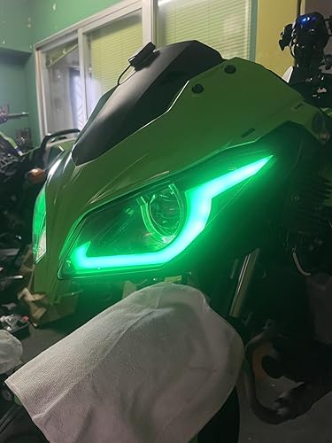 Amazon | KKM 適合車種： ヘッドライト LED エンジェルアイHID