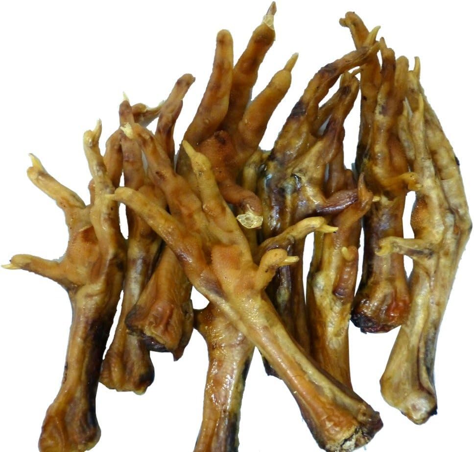 HDP Dehydrated Chicken Feet Flavor:Chicken Size:Pack of 50