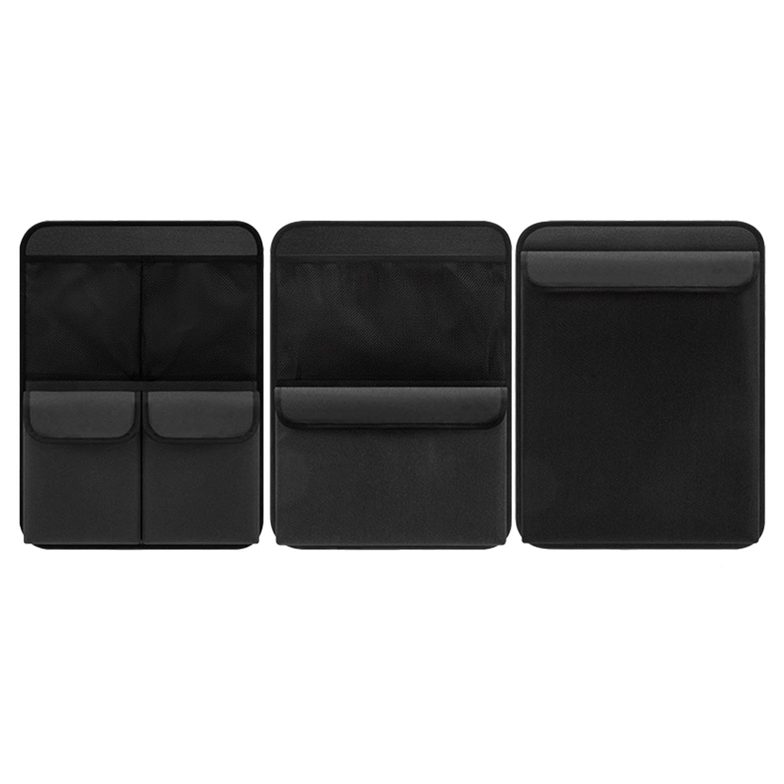 AcunnyCar Storage Organiser, Car Seat Organiser - Car Back Seat Bag - 3 Pieces Hanging Back Seat Storage Box, Combined Storage Bag for Toys or Travel Supplies in Car