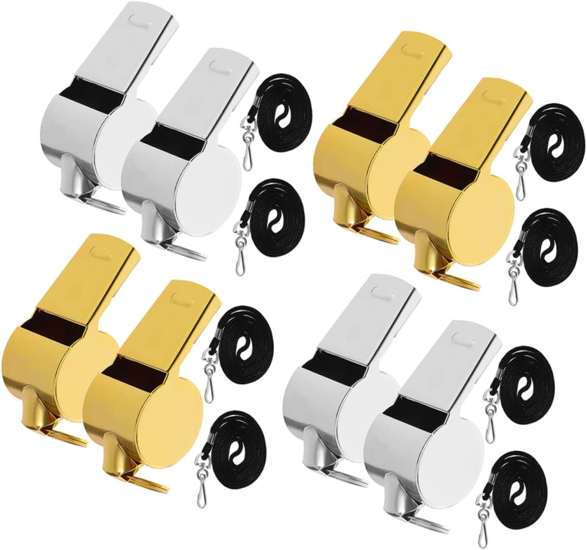 BESPORTBLE 8 Pcs Referee Whistle Soccer Whistle Outdoor Whistle Basketball Whistle Decorative Hanging Ornaments