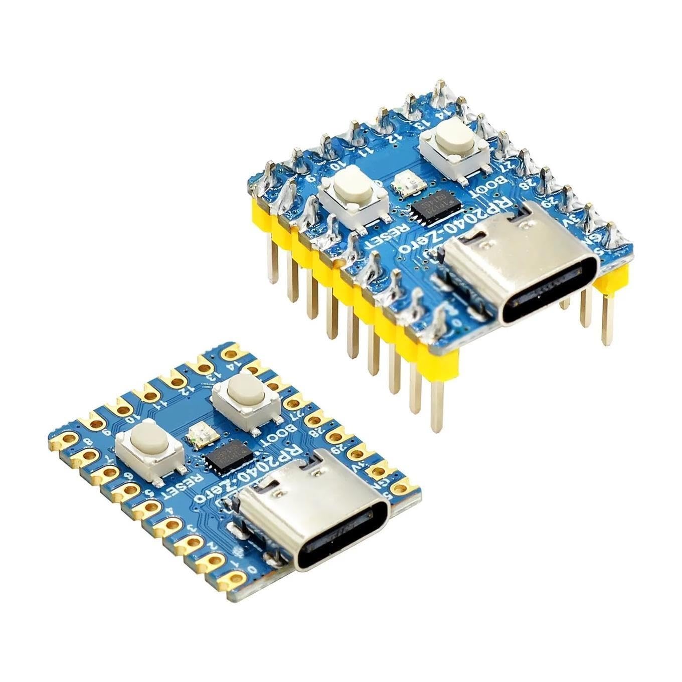 Carte de développement de microcontrôleur Raspberry PI RP2040-Zero, Carte mère PICO, processeur Double cœur, Mini for électro(RP2040-Zero,50PCS)