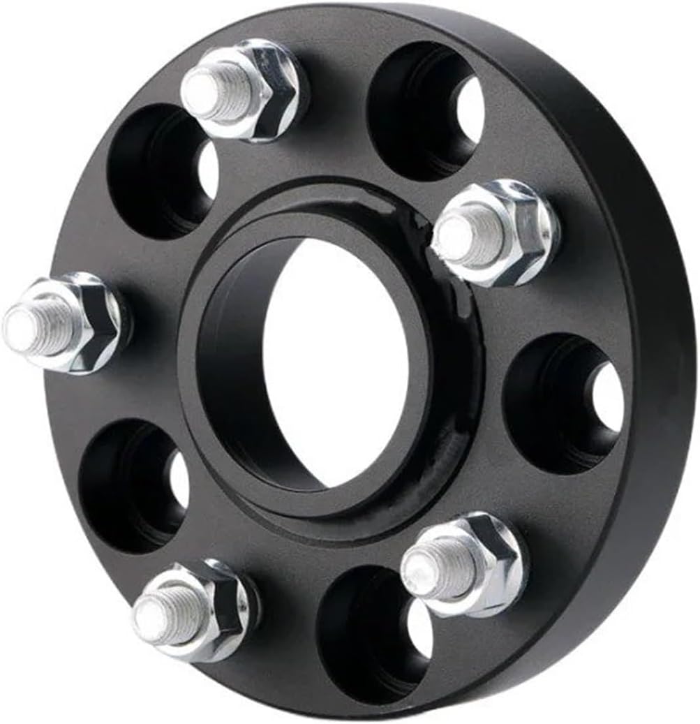 Tire Spacers 1 Piece For E-Pace For I-Pace For PoleStar Wheel Spacer Adapter PCD 5x108 CB 63.4 M14x1.5 Wheel Rims Spacers(1 piece Black 20mm)