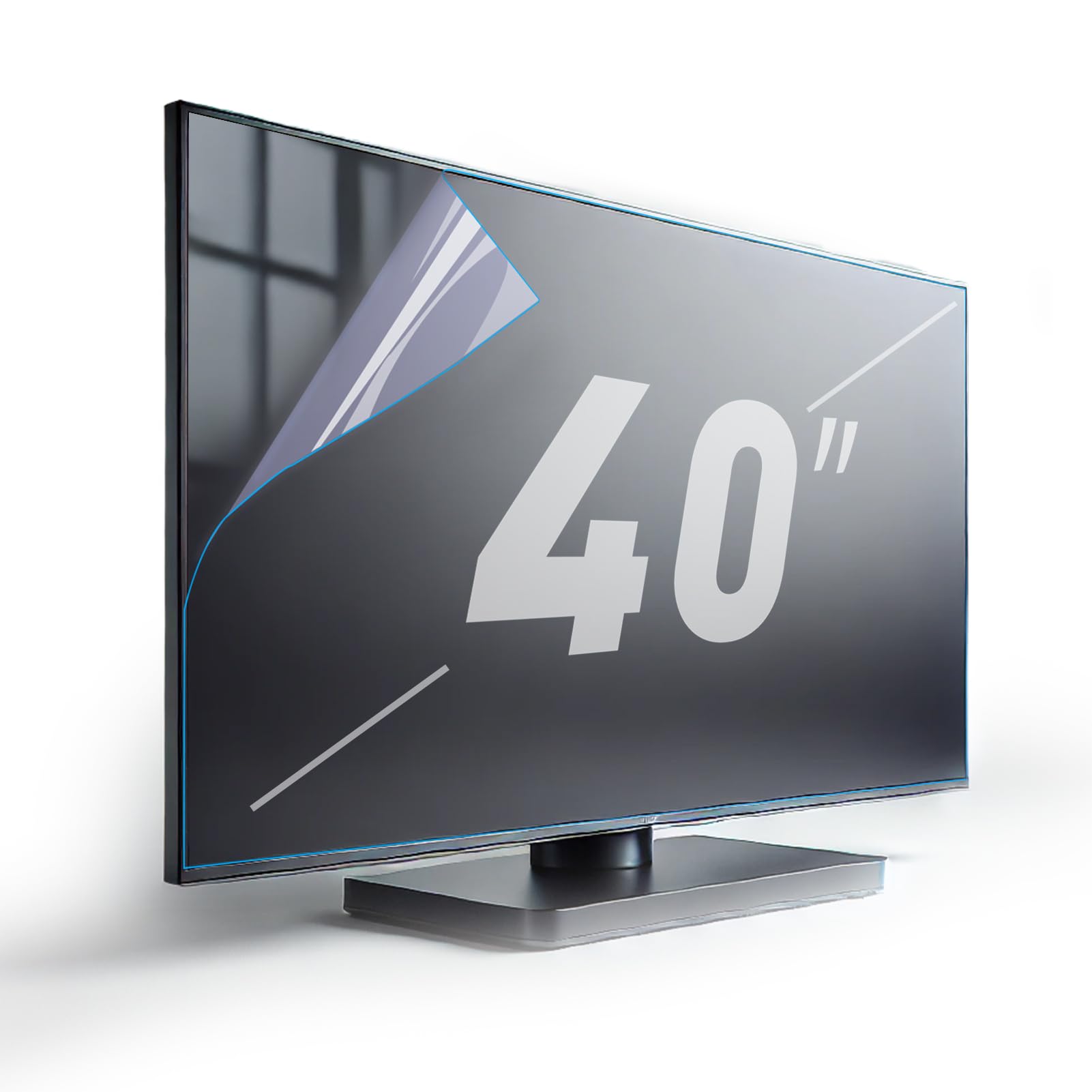 Pellicola antiriflesso per TV da 40 pollici, protezione antiriflesso per schermo TV da 40 pollici, pellicola antiriflesso da 40 pollici, allevia l'affaticamento degli occhi e riduce lo schermo