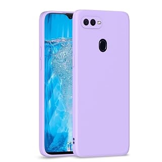 Pikkme Oppo F9 Pro/Realme 2 Pro/Realme U1 Back Cover Soft Matte Liquid Silicone TPU | Camera Protection | Shockproof Slim Back Case (Purple)