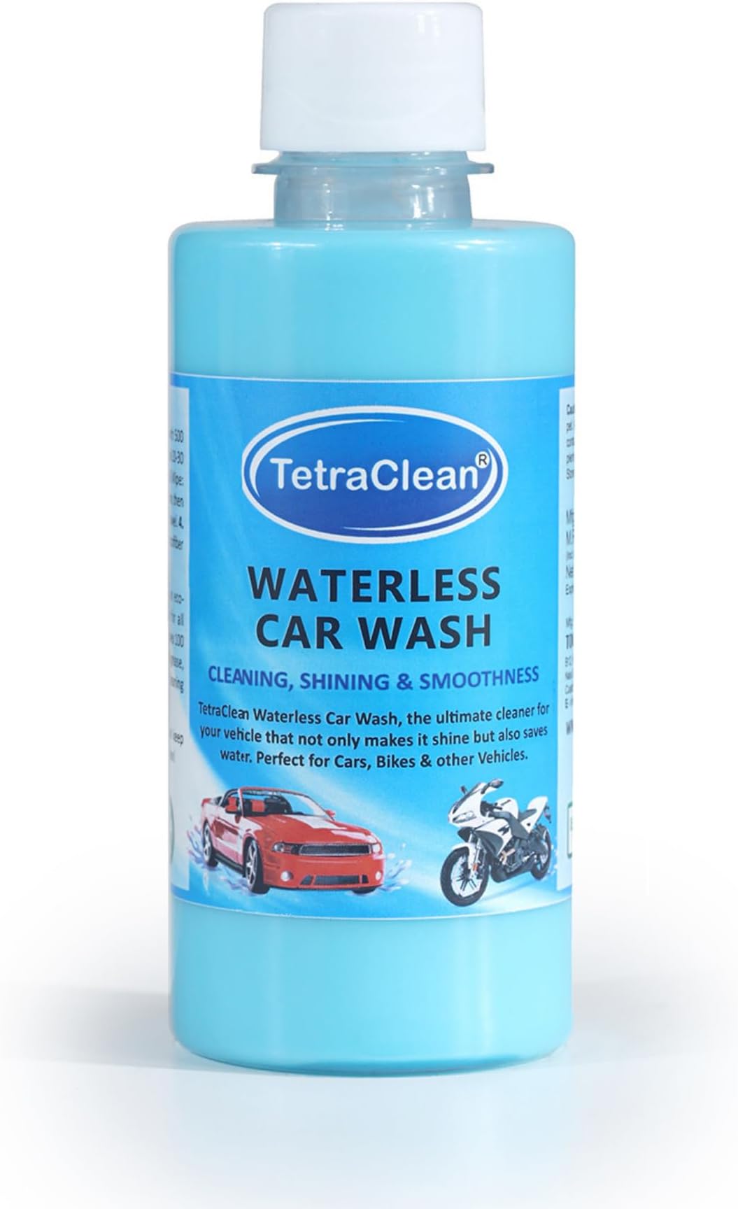 Rinseless and Waterless Car Washing Liquid For Exterior and Interior Cleaning of your Car (250 ml)