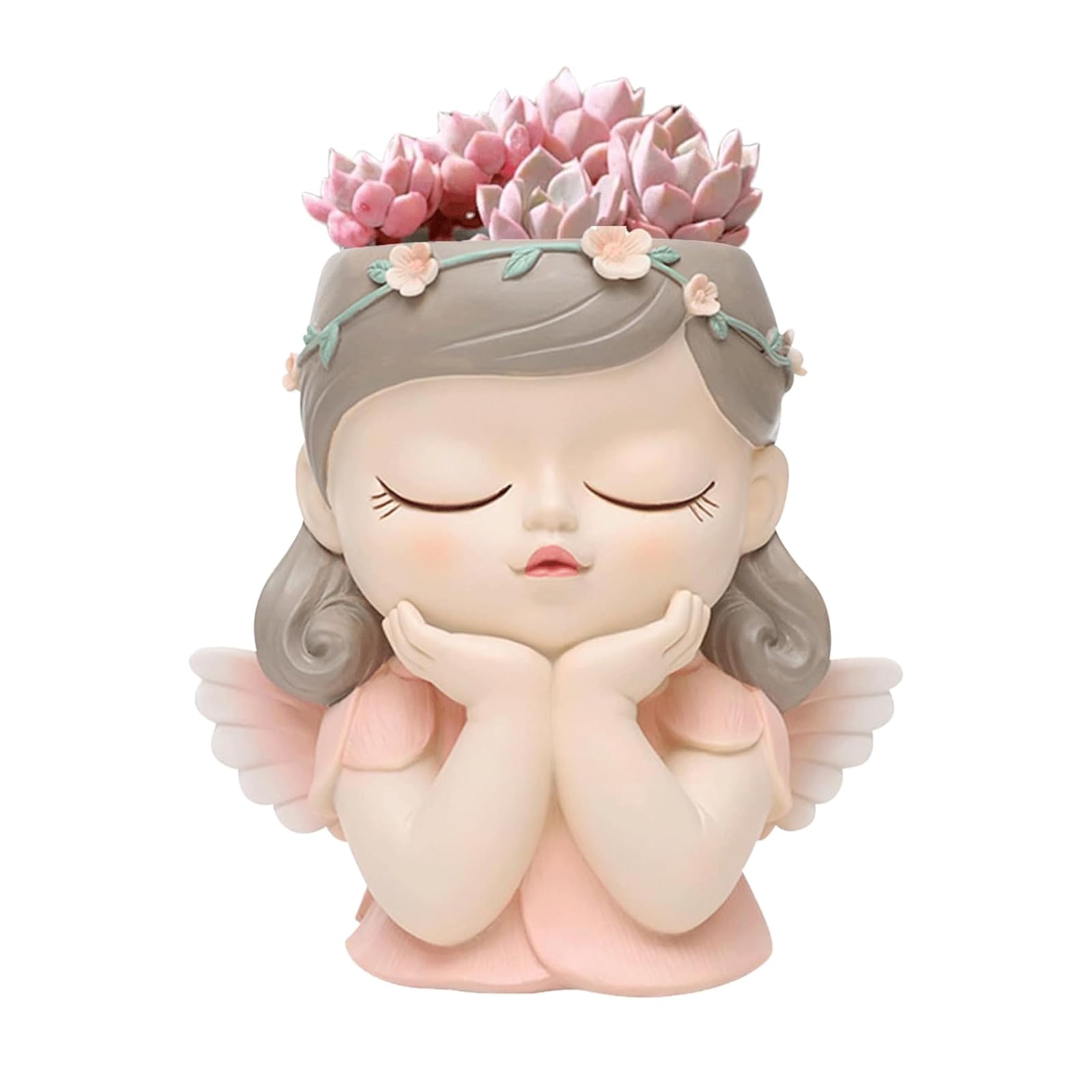 Pots de fleurs en forme de visage pour embellir votre salon et jardin