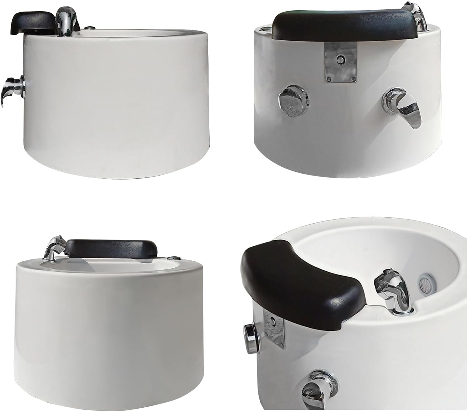 Pedicure Foot Spa Acrylic Pedicure Sink Floor Type Foot Massage Basin Manicure Basin Used in Beauty Salons and Nail Salons Basin Sturdy Durable Acrylic Foot Bath Best Pedicure at Home Spa Treatment