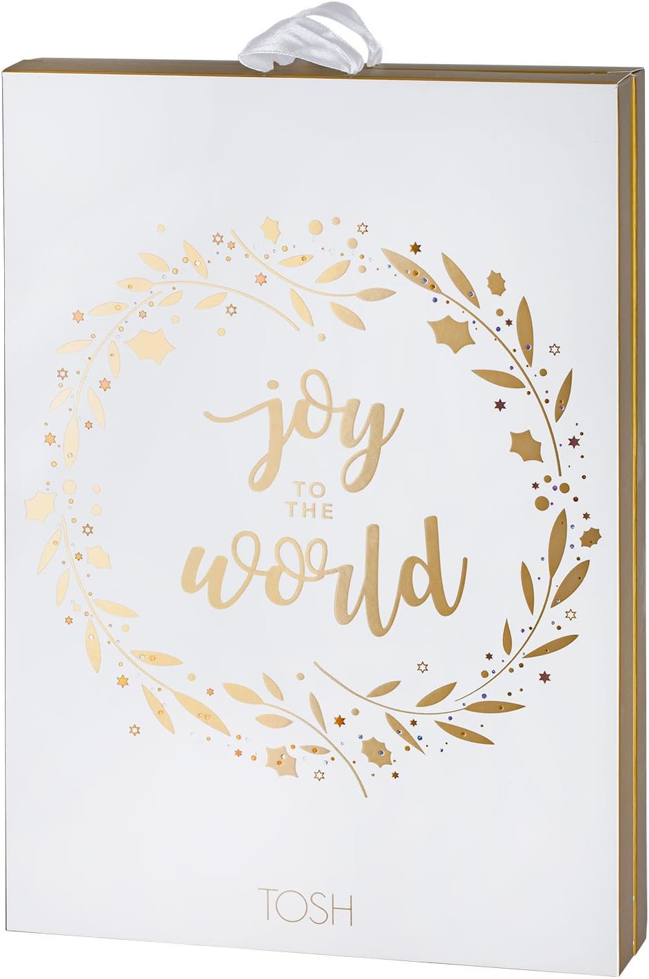 TOSH - 1 pc. of Jewellery Christmas Advent Calendar Women Joy to The World with 24 Premium Jewellery Surprises, Ear Studs, Rings, Bracelet (701-023)
