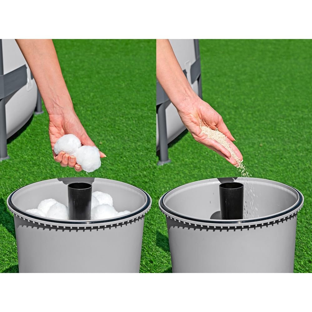 Trade Shop - Pompa di Filtraggio A Sabbia capacità Pompa 3.028 Lt/h Piscina Fuori Terra 58515