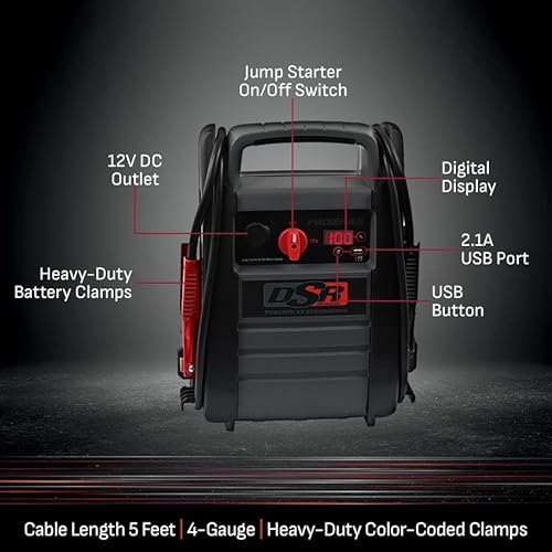 schumacher 2200 peak amp jump starter review