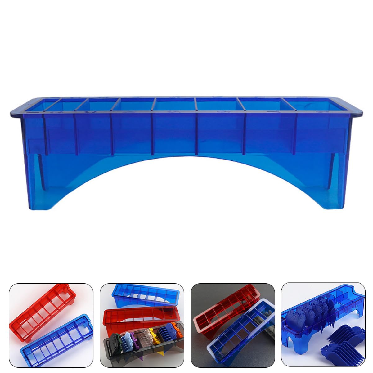 Clipper Guard Holder Storage Box Bathroom Tool Organizer Hair Clipper Comb Barber Supplies Style