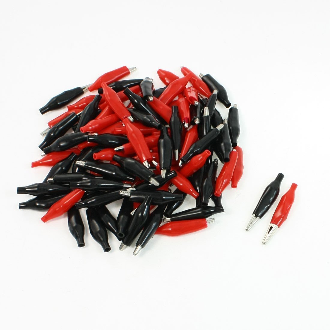 100 Pcs 30mm Iron Test Clips Testing Probe